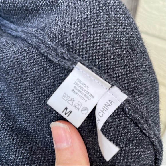 Niki Biki Wool Blend Ombre Hooded Cardigan Sweater Sz M - Picture 9 of 16